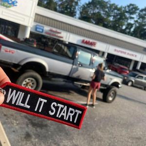 LCC1335 Wholesale Custom logo Flight Embroidered Keychain Keytag Fob Remove Flight Before Flight Woven Logo Custom Anime Jet Tag - Product Image 5