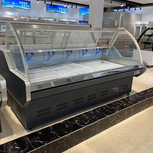 Refroidisseur électrique d'affichage de viande fraîche de qualité supermarché à usage domestique réfrigérateur de <span class=keywords><strong>boucherie</strong></span> et de charcuterie à vendre réfrigérateur vitrine pour viande - Product Image 1