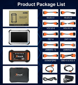 Kit de Diagnóstico Multimarca XTruck Y009 <span class=keywords><strong>HDD</strong></span> para Diagnóstico de Camiones Pesados + Tableta Fz G1 - Product Image 6
