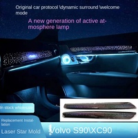 Luz Ambiental Dinámica con Efectos de Luz y Sombra para Volvo, Iluminación Interior para Volvo S90/V90/XC90/V60/S60