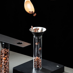 Rak <span class=keywords><strong>Display</strong></span> Wadah Kopi Biji Warna Hitam dengan Penutup Magnetik dan Rak Tabung Uji - Product Image 5