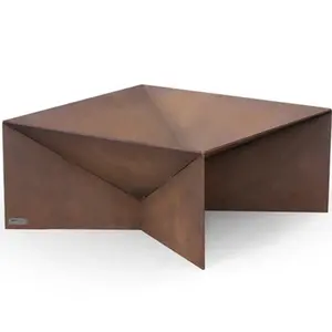 Foyer <span class=keywords><strong>de</strong></span> feux en fonte antique, carré et rond, portable - Product Image 1