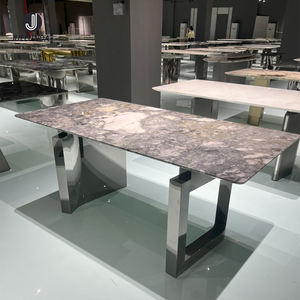 Juego de Mesa de Comedor Redonda de Mármol Filipino de Lujo, Mesa de Comedor de Mármol, Mesas de Comedor de Mármol Económicas en Venta - Product Image 2