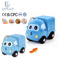 UYEAH EN71/CE/CPC Peluches personnalisées en forme de dessin animé, design personnalisé, poupées en peluche douces, oreillers de voiture simulés, jouets en peluche en forme de train, cadeaux pour enfants