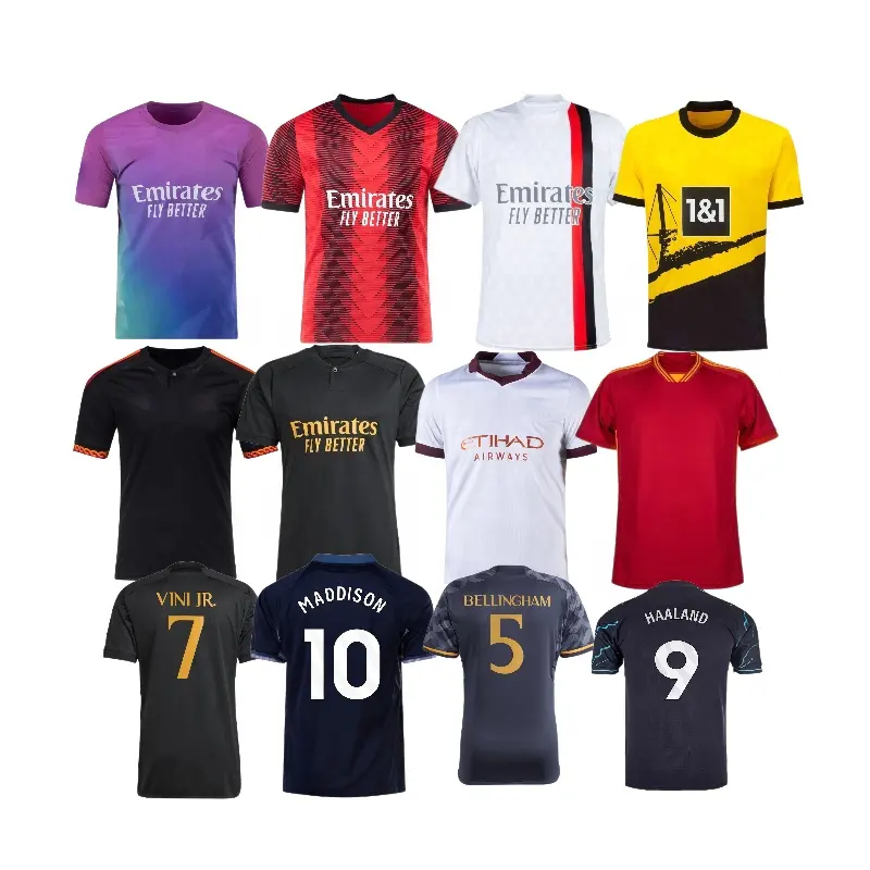 New 2024 custom Jersey quality Thai football jersey men's football Uniform Set team football Jersey Soccer Wear