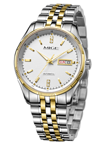 Montre homme chronographe automatique mécanique Miyota en acier inoxydable de luxe personnalisée, cadran à aiguilles, bracelet de 20 mm, résistante à l'eau - Product Image 4