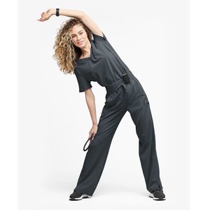 Meilleures ventes : Ensemble de tenues médicales pour femmes avec logo personnalisé, infroissable, motif dessiné <span class=keywords><strong>à</strong></span> la main, pour chirurgiens et médecins, vente en gros - Product Image 3