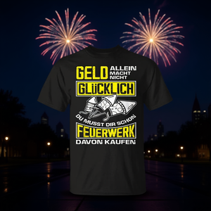 T-shirt pyrotechnique noir pour homme, chemise promotionnelle - Product Image 3