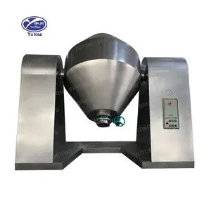 Efficient Low-Temperature Vacuum Drying Machine - 304/316L Double Cone Conical Rotary Design