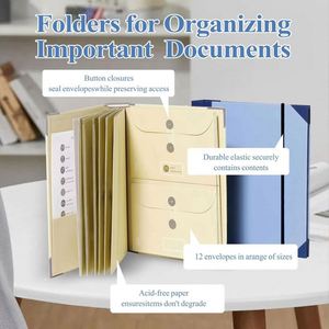 Pocket Binder in Case I Go Missing Binder <b>File</b> Storage Tools <b>File</b> Organizer Manila Pocket Folder Accordion Storage Folder - Product Image 5