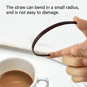 Hot <b>Drink</b> <b>Straws</b> Heat Resistant Eco Friendly Biodegradable Disposable Three Hole Thin <b>Straws</b> <b>for</b> Hot Coffee Milk Tea Beverages - Product Image 1