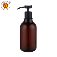 Bouteilles en plastique cosmétiques personnalisées en usine, 500 ml, avec pompe de lavage argentée 28/410, 100 ml, vides, pour lotion de bain