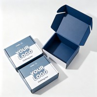 Boîte d'expédition en carton ondulé blanc personnalisée, petite boîte cadeau personnalisée pour l'e-commerce, boîte d'expédition en carton en gros