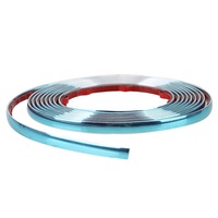 Ligne de décoration d'accessoires extérieurs de bande de garniture de fenêtre de voiture en PVC chromé