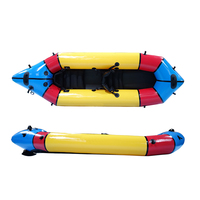 Promotion : Packraft gonflable 2 places pour la dérive – Stable, écologique, léger, couleurs variées, idéal pour le tourisme et les sports nautiques
