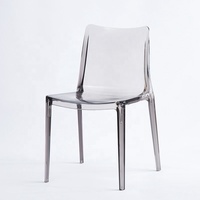 Chaises Chiavari en plastique transparent, mobilier moderne pour hôtels et restaurants, pour mariages, dîners et événements