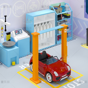 Fabbrica all'ingrosso di personalizzazione <span class=keywords><strong>per</strong></span> <span class=keywords><strong>bambini</strong></span> al coperto stazione di riparazione Auto al coperto stazione Play House - Product Image 2