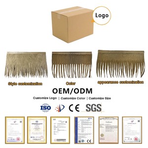 Feuerfester künstlicher Kunststoff aus synthetischem Strohdach im traditionellen Stil Simulation <span class=keywords><strong>Palm</strong></span> <span class=keywords><strong>Thatch</strong></span> für Resort - Product Image 4