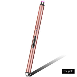 New <b>Cheap</b> wholesale custom logos windproof flameless power display rechargeable USB arc lighter for <b>candle</b> - Product Image 6