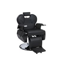 Chaise de salon de coiffure vintage en cuir pour hommes, mobilier de beauté de salon de coiffure classique de luxe en gros