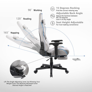 Silla <span class=keywords><strong>de</strong></span> juegos <span class=keywords><strong>de</strong></span> carreras ergonómica barata personalizada <span class=keywords><strong>de</strong></span> alta calidad, Silla <span class=keywords><strong>de</strong></span> ordenador <span class=keywords><strong>de</strong></span> <span class=keywords><strong>Anime</strong></span> Gamer con funciones <span class=keywords><strong>de</strong></span> masaje y giro Lumbar - Product Image 2