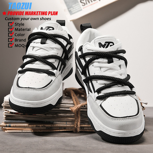 Chaussures de sport personnalisées pour hommes bon marché et rentables en cuir Pu respirant anti-odeur chaussures de <span class=keywords><strong>basket</strong></span>-ball de sport à haute élasticité - Product Image 3
