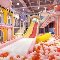 Équipement de terrain de jeu intérieur pour enfants sur le thème des macarons, fabriqué sur mesure, directement de l'usine, pour centre d'attractions
