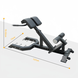Banco de Hiperextensión DW SPORTS, Equipo de Gimnasio, <span class=keywords><strong>Silla</strong></span> <span class=keywords><strong>Romana</strong></span> para Extensión de Espalda, Entrenamiento de Glúteos y Hamstrings - Product Image 2