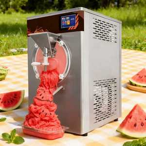 Machine à crème glacée compacte pour voiture avec système de refroidissement isolé pour la vente ambulante et les entreprises mobiles de desserts glacés en extérieur - Product Image 4