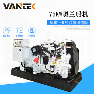 เครื่องกำเนิดไฟฟ้าดีเซล Jiangsu Wantai 75 กิโลวัตต์ 230/400 โวลต์ 60 เฮิรตซ์ ระบบควบคุมแรงดันไฟฟ้าอัตโนมัติ สำหรับใช้งานทางทะเล - Product Image 3