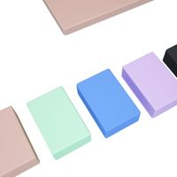 Accessoires de yoga Mousse de soutien Eva sans latex Surface douce et antidérapante Bords biseautés Blocs de yoga pour la stabilité du yoga Pilates