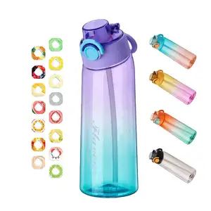 900ml Flavored Water Bottle Gourde Borraccia Bpa Free Tritan Plastic Scent Flavoured Air Cup Bottle With Flavor Pods