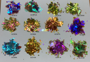 Copos de Camaleón Súper Grandes, 12 Colores, Copos de Lámina Aurora Opal para Resina Epoxi, Arte de Uñas - Product Image 6