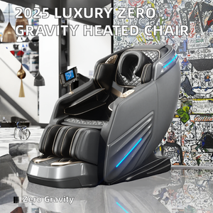 LEERCON OEM/ODM 2025 Luxuriöser Zero-Gravity-Ganzkörper-Shiatsu-Massagesessel mit elektrischer Liegefunktion, SL-Schiene und Heizfunktion - Product Image 2