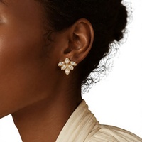 Boucles d'oreilles clous en forme de feuille incrustées de strass, style Ins, préférées des célébrités d'Internet, luxueuses, haut de gamme, en tungstène plaqué or 18 carats