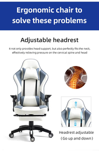 <span class=keywords><strong>Silla</strong></span> <span class=keywords><strong>Gamer</strong></span> de Alta Calidad y Lujo con Reposacabezas Ajustable, Blanca con <span class=keywords><strong>RGB</strong></span> - Product Image 2