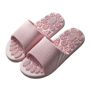 Greatslides Vente à Chaud Chaussons de Massage Rose, Sandales Chaussons de Haute Qualité pour Femmes Vente en Gros Sandales Plates Premium pour Dames - Product Image 1