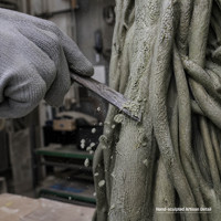 Arbre artificiel de banian réaliste et ignifuge, grand arbre de banian ficus pour la décoration commerciale, les designers d'intérieur, les hôtels, les restaurants, les centres commerciaux