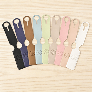 Étiquettes de bagage personnalisables en PU pour valise de voyage, cartes nominatives pour avion, étiquettes anti-perte avec logo personnalisé, ensemble d'étiquettes de bagage pour cadeau de voyage - Product Image 6
