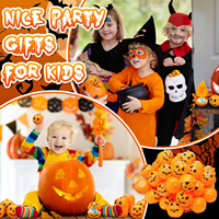 Boîtes à bonbons miniatures en forme de citrouille Jack-o'-Lantern, ouvrables, couleurs assorties, pour enfants, cadeaux et décorations pour fêtes de Halloween