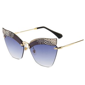 Negro montura <span class=keywords><strong>de</strong></span> ojo <span class=keywords><strong>de</strong></span> gato gafas <span class=keywords><strong>de</strong></span> sol <span class=keywords><strong>de</strong></span> moda <span class=keywords><strong>de</strong></span> las mujeres <span class=keywords><strong>de</strong></span> la marca <span class=keywords><strong>de</strong></span> <span class=keywords><strong>lujo</strong></span> <span class=keywords><strong>de</strong></span> tonos <span class=keywords><strong>de</strong></span> diamantes <span class=keywords><strong>de</strong></span> imitación gafas - Product Image 1