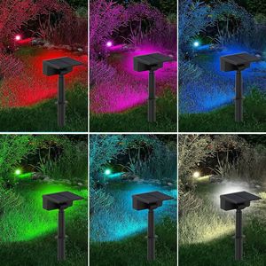 Applique murale à <span class=keywords><strong>LED</strong></span> solaire étanche 2 en 1 pour jardin <span class=keywords><strong>extérieur</strong></span>, paysage, chemin de cour, pelouse, couloir. - Product Image 5