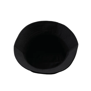Chapeau Bob Noir Unisexe Couleur Unie Logo Imprimé par Transfert Thermique Décontracté Printemps-Été Style Toile Adulte - Product Image 4
