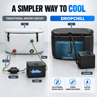 Refroidisseur de bain froid OHO DropChill sans plomberie, refroidissement direct, pour bacs de récupération portables