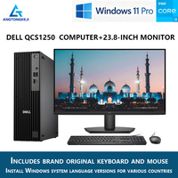 Gloednieuwe originele 7020SFF/QCS1250 desktopcomputer, I3-14100, 16GB RAM, 512GB SSD, 23,8-inch monitor desktop pc computer set