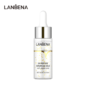 Siero Viso LANBENA con Oro 24K e Sei Peptidi, Cura della Pelle <span class=keywords><strong>Anti</strong></span>-<span class=keywords><strong>Età</strong></span>, <span class=keywords><strong>Anti</strong></span>-Rughe, Rassodante, Sbiancante, Idratante, Trattamento <span class=keywords><strong>Anti</strong></span>-Acne - Product Image 6