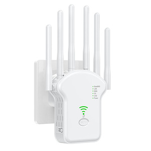 Repetidor <span class=keywords><strong>Wifi</strong></span> U13, enrutador <span class=keywords><strong>WIFI</strong></span> de doble banda 2,4G/5G, amplificador de red inalámbrica de alta ganancia de 300/1200Mbps - Product Image 2