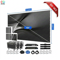 Sistema de Pantalla LED Portátil RAYBO P2.6 P3.91, Kit de Video Wall LED HD para Interiores, Paneles de Pantalla LED para Alquiler y Escenarios