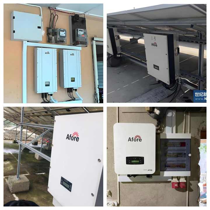 Afore 3KW 5KW 6KW Hybrid Solar Inverter 48V 51.2V Grid Tied IP65 ...