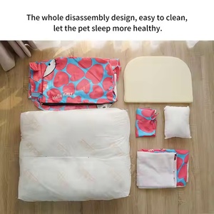Küçük ve orta köpek kış sıcak köpek kanepe avrupa tarzı prenses evcil hayvan kulubesi ayrılabilir ve yıkanabilir peluş yatak - Product Image 2
